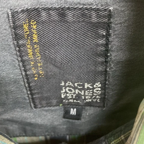 Vintage Jack & Jones Green Plaid Men's Shirt - Picture 4 of 4